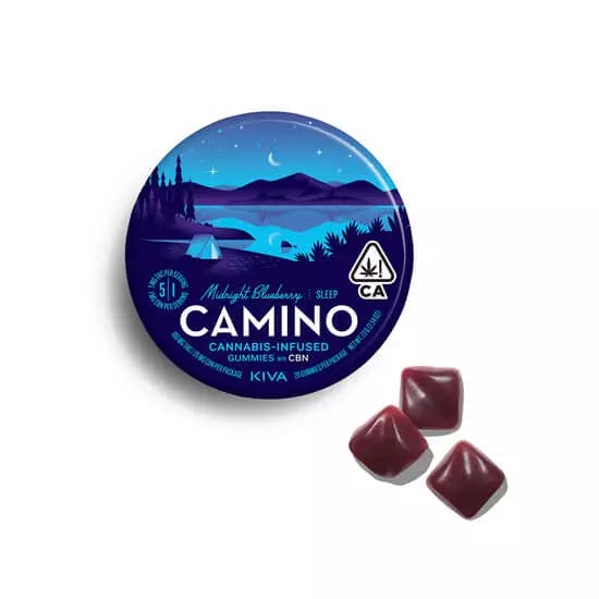 Midnight Blueberry Gummies 5:1 THC:CBN 20 Pack THC: 100mg