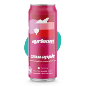 Ayrloom  Cranberry Apple  2:1  10MG THC : 5MG CBD• Singles